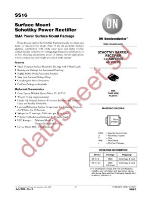 SS16T3 datasheet  